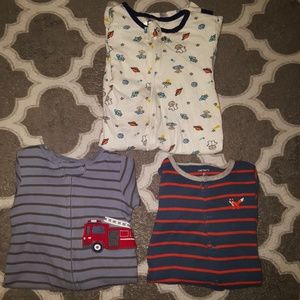 Infant Baby Boy Pjs 3 sizes 3, 3-6, 6 Months.